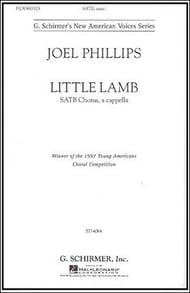 cover Little Lamb SATB choral sheet music cover
